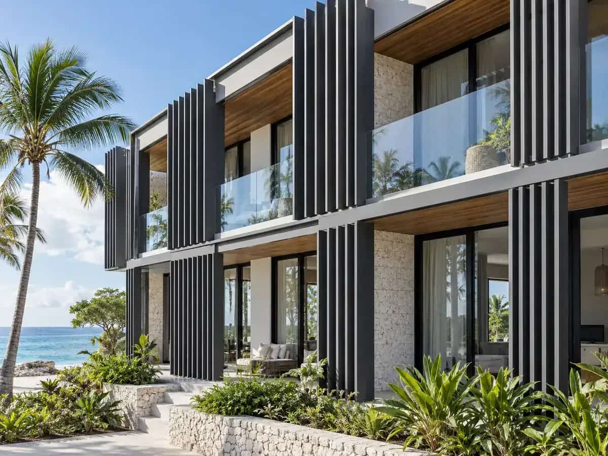 Aluminium facade elements