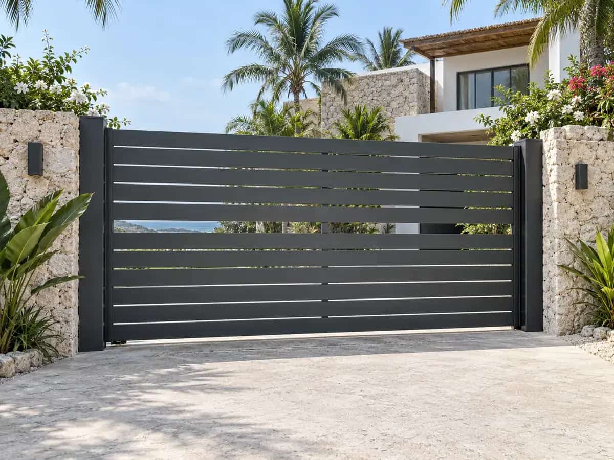 Automatic sliding gate system