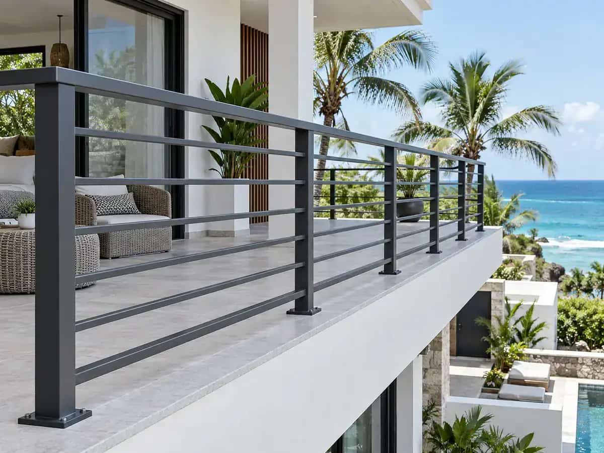 Aluminium railing system