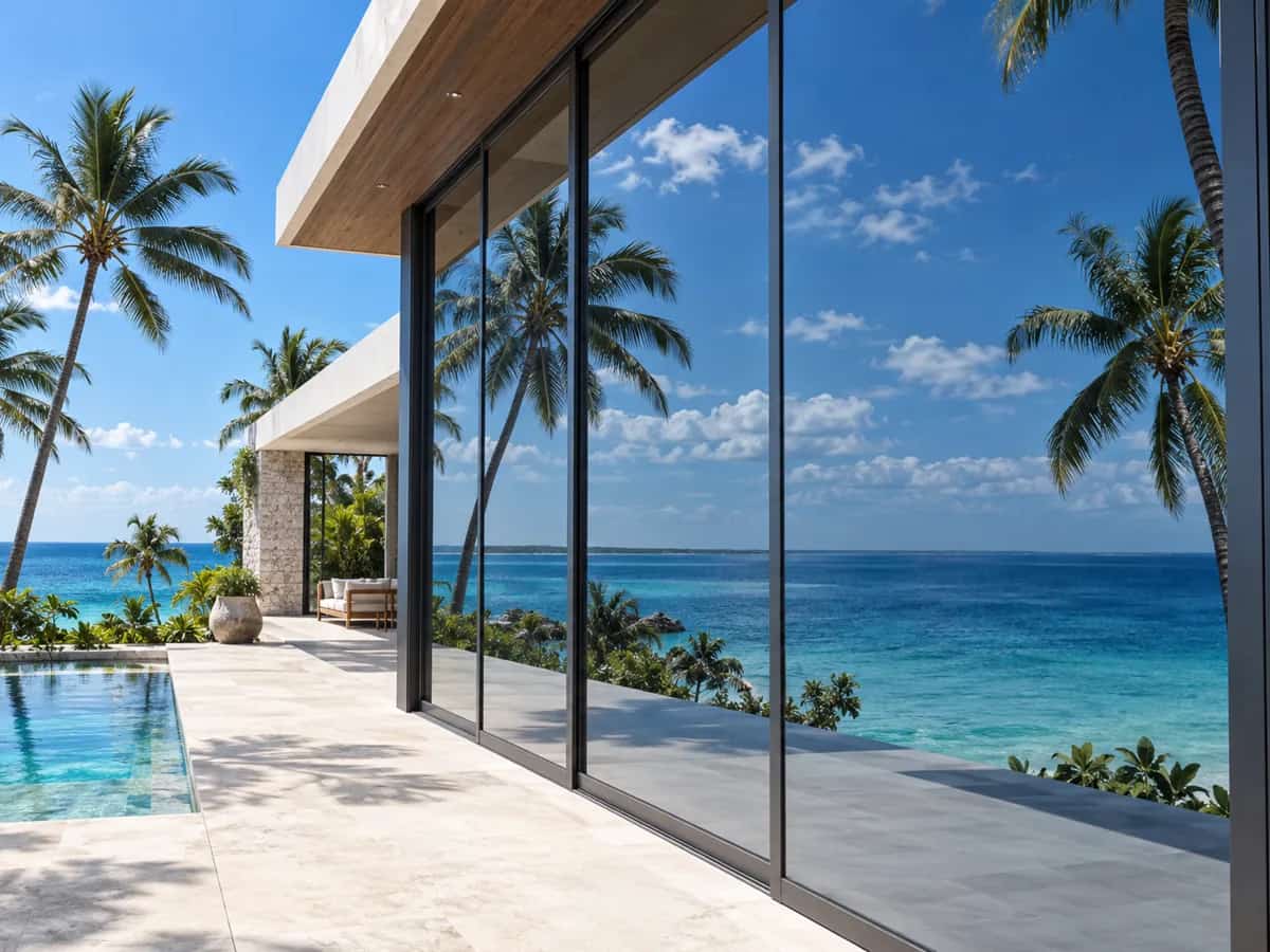 Reflective glass option