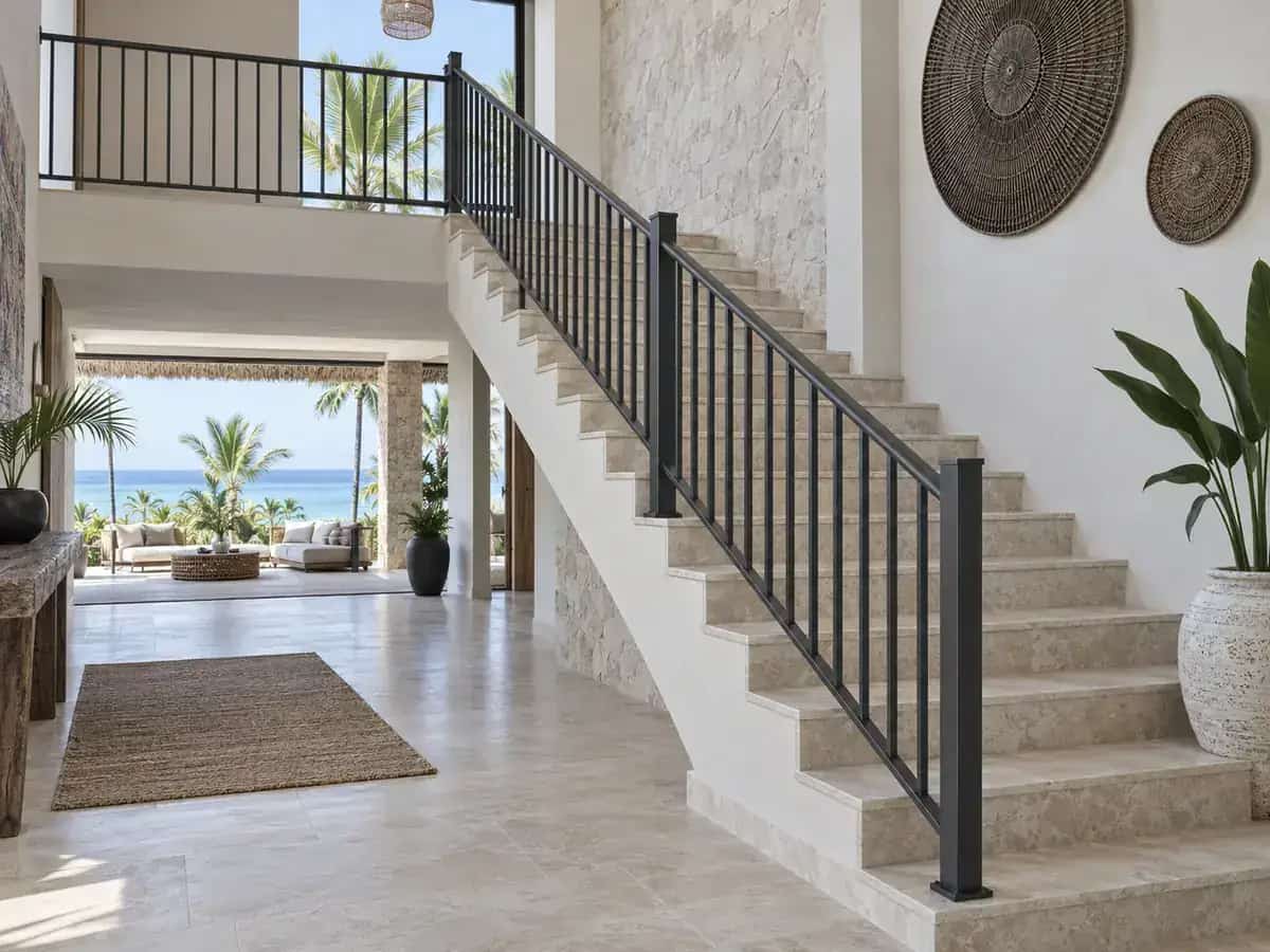 Staircase railing system