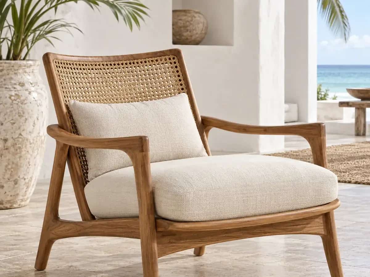 Premium wooden lounge chair