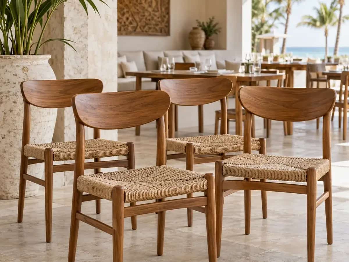 Premium wooden restaurant chairs