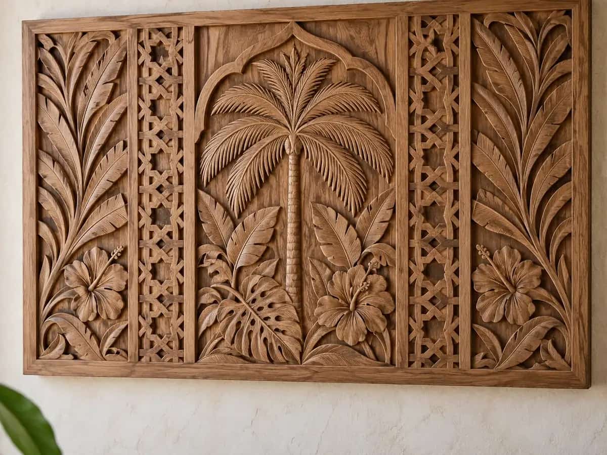 Custom wood carving