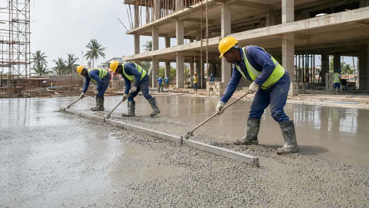 Floor screeding