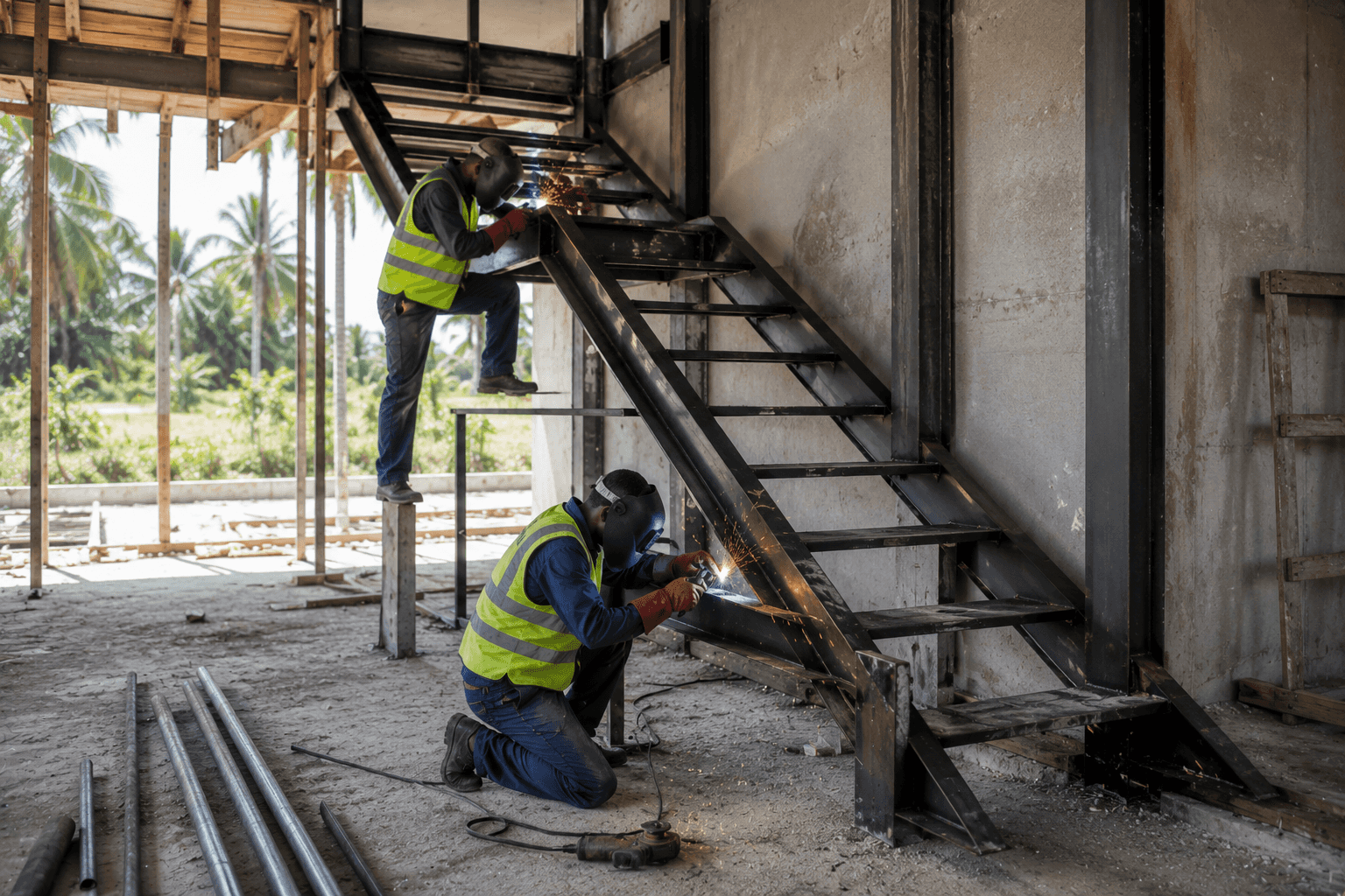Galvanised steel