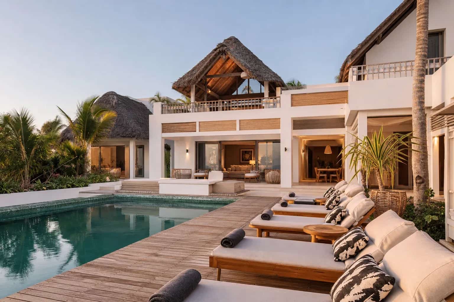 Pool landscaping