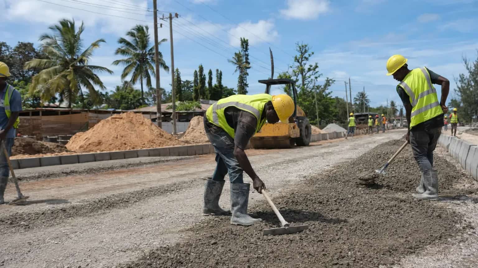 Road construction