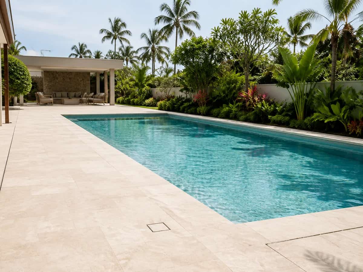 Pool deck and surround