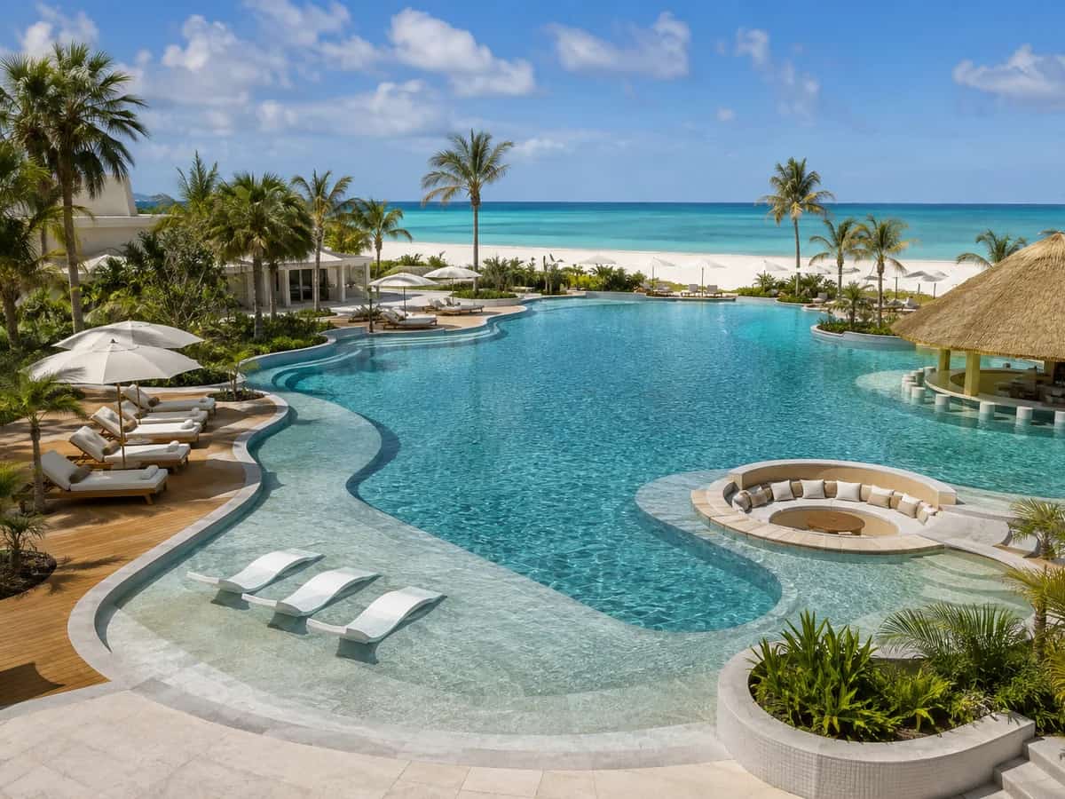 Hotel and resort pool