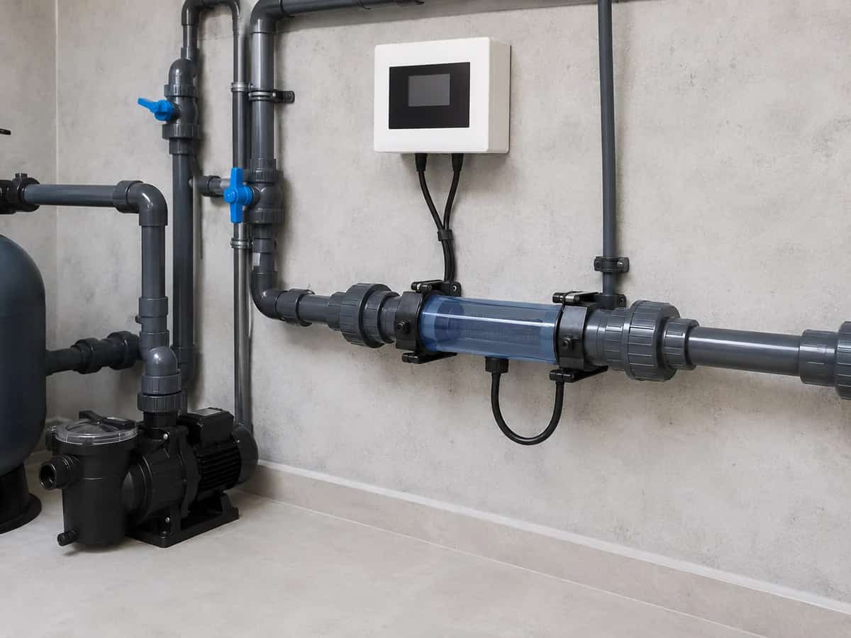 Salt chlorination system