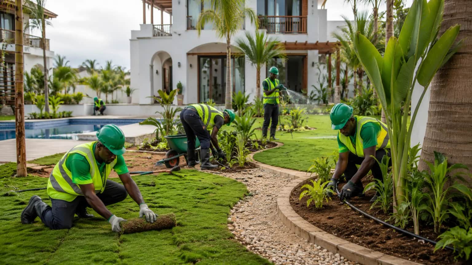 Landscaping & External Works in Zanzibar