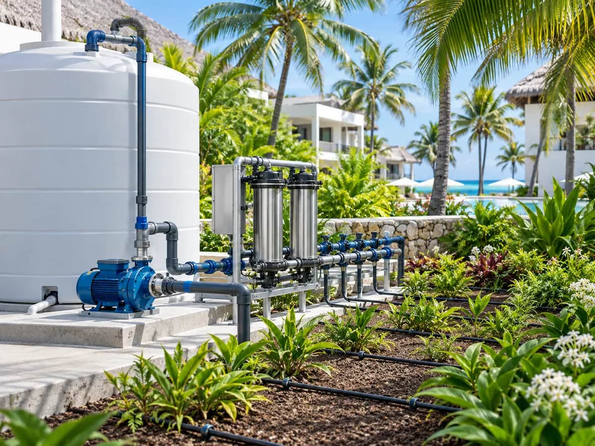 Treated wastewater reuse for landscape irrigation