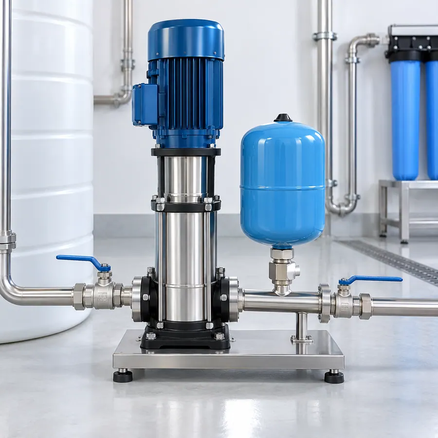 Water pressure booster pump