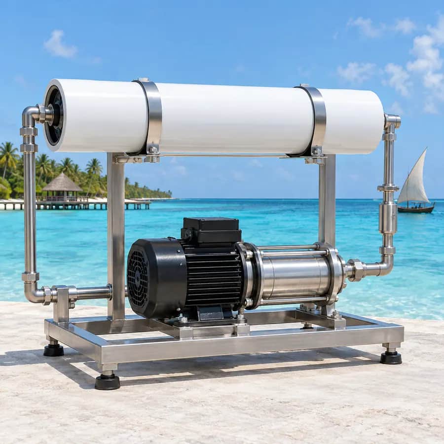RO membrane and high-pressure pump