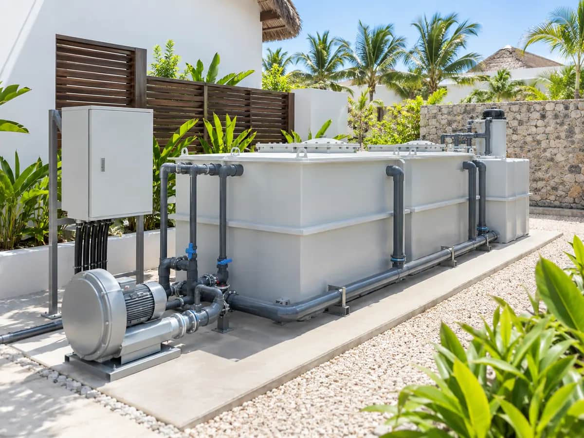 Packaged sewage treatment plant