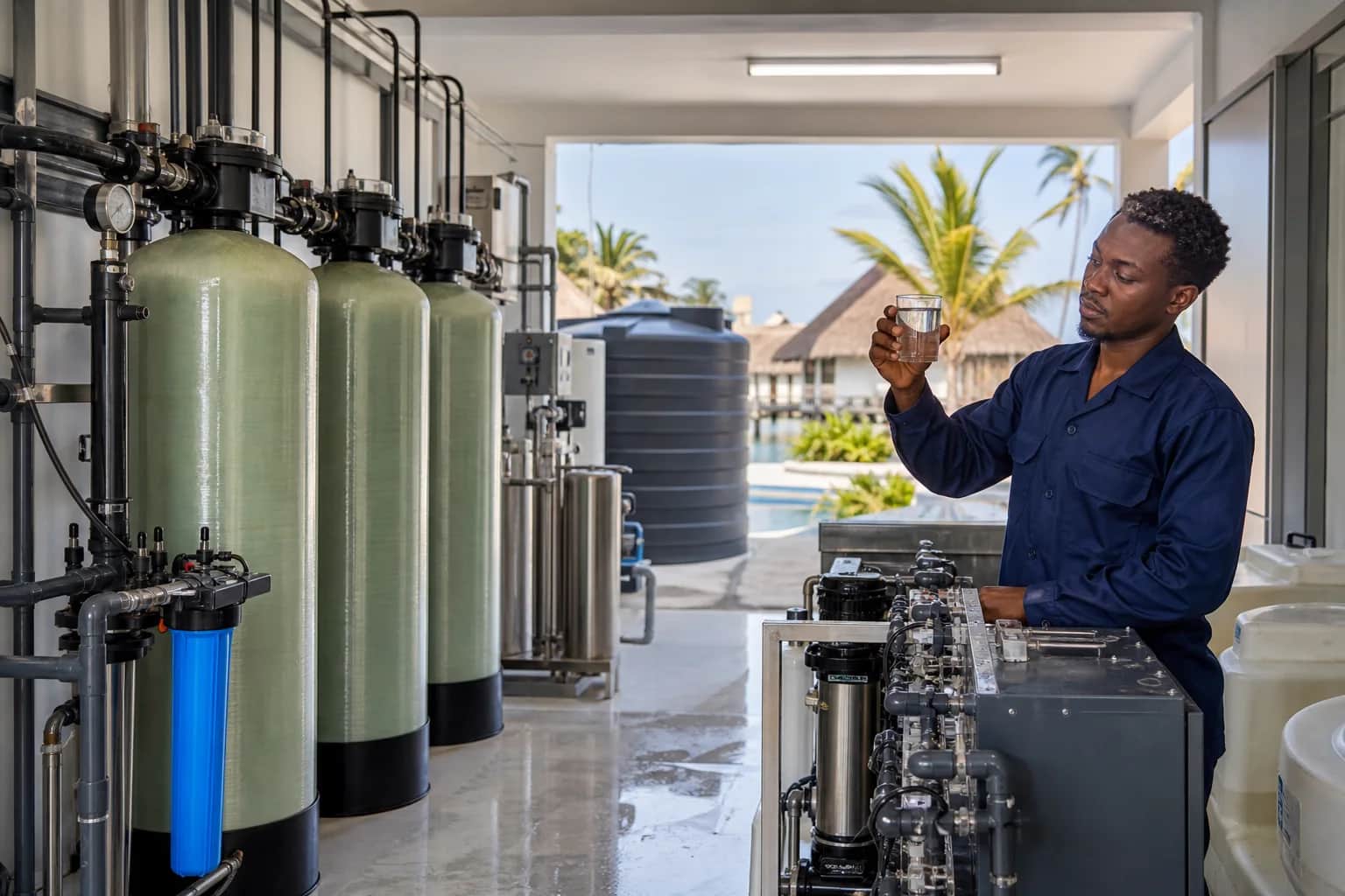 Salt Water Purification & Wastewater in Zanzibar