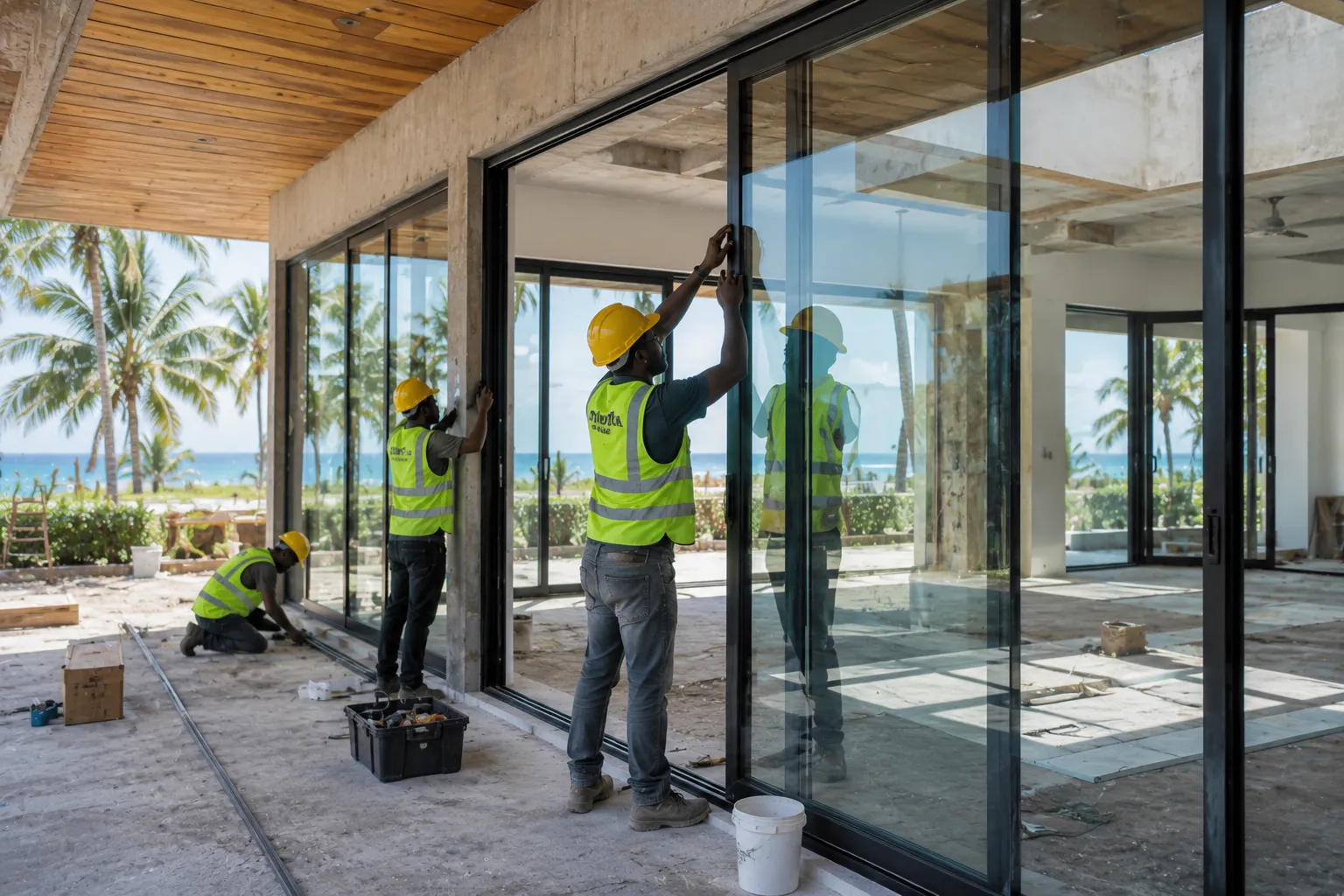 Aluminium Doors service in Zanzibar