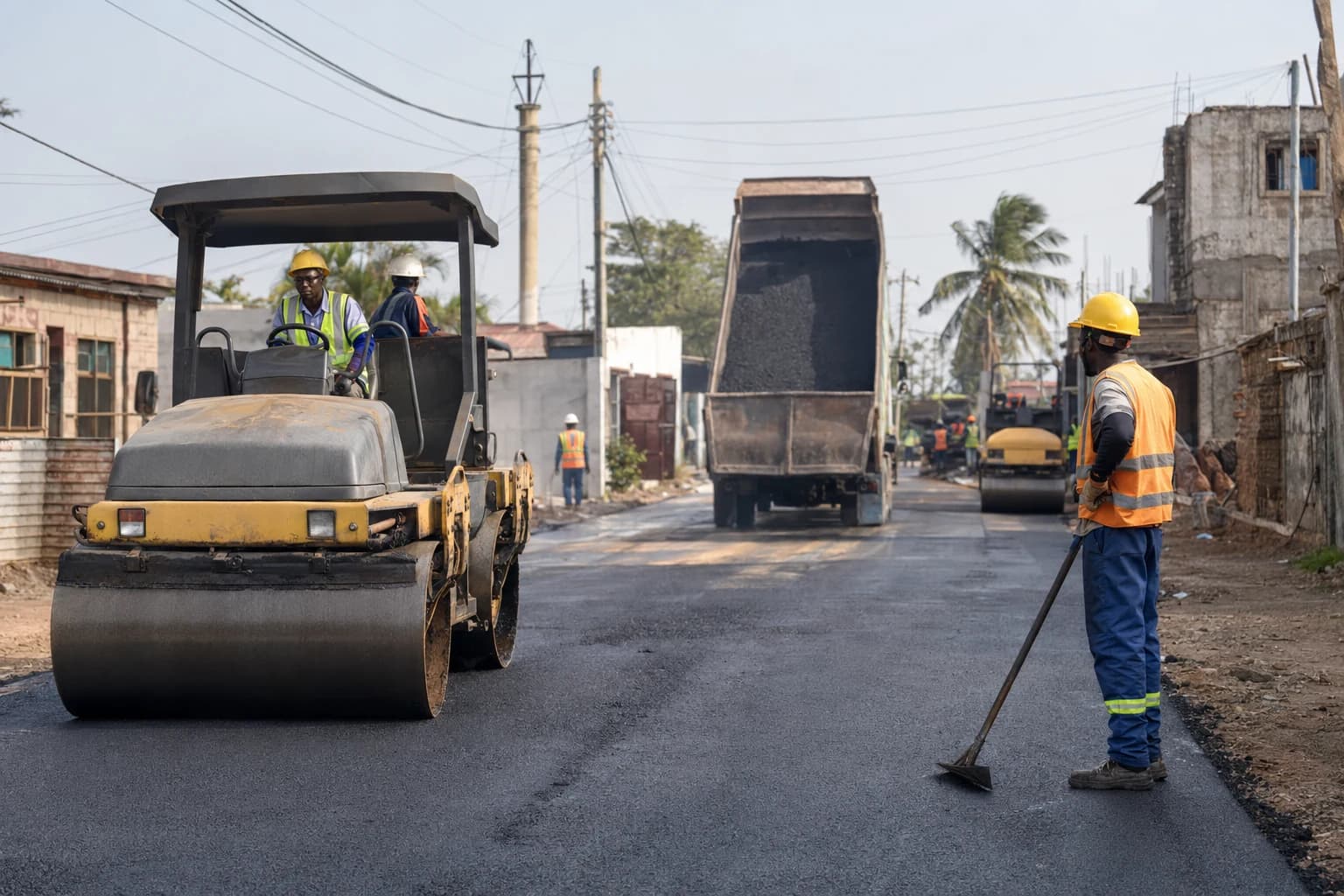 Road construction