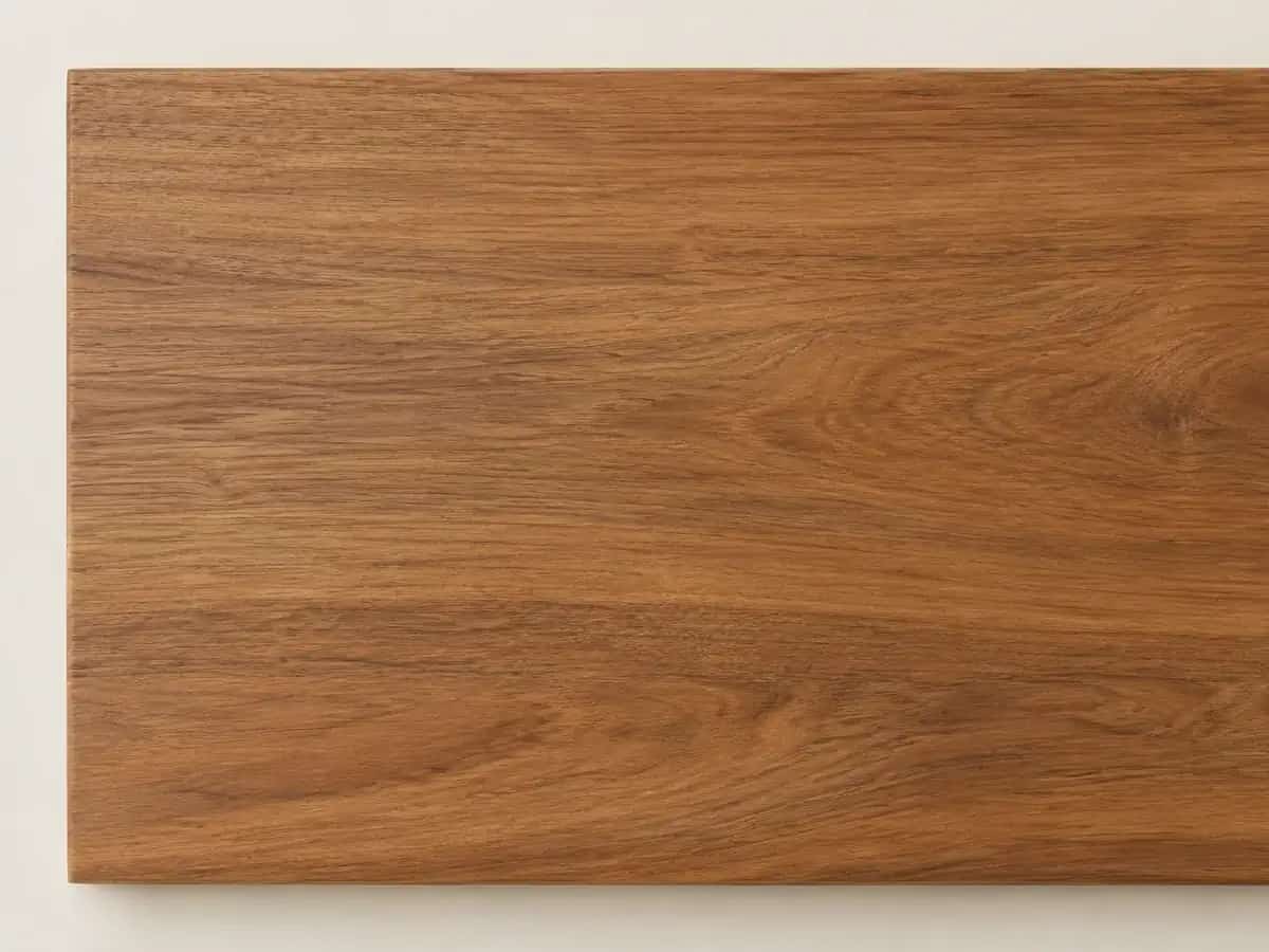Natural medium wood finish sample