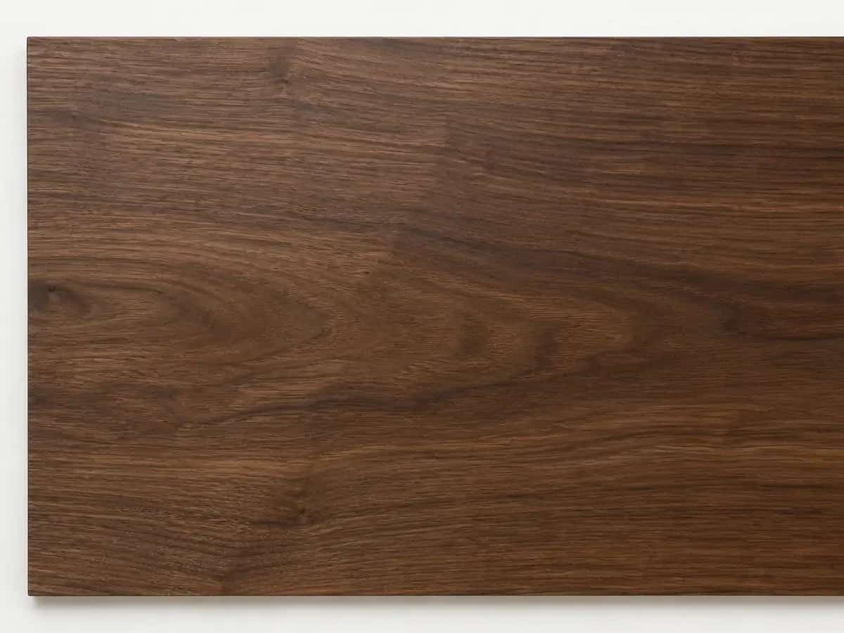 Walnut-style wood finish sample