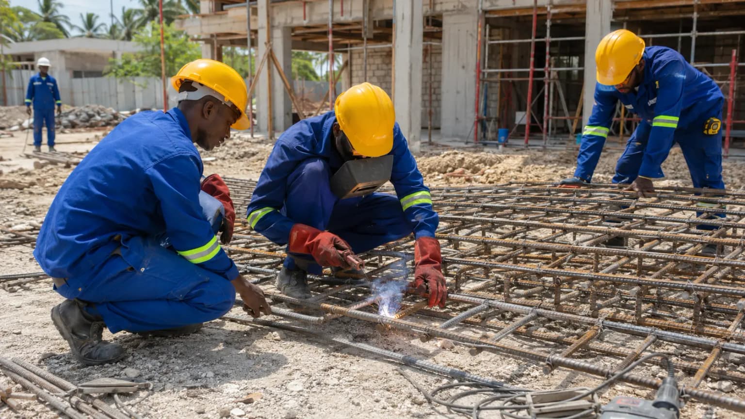 Steel Structure Work — Nungwi, Zanzibar