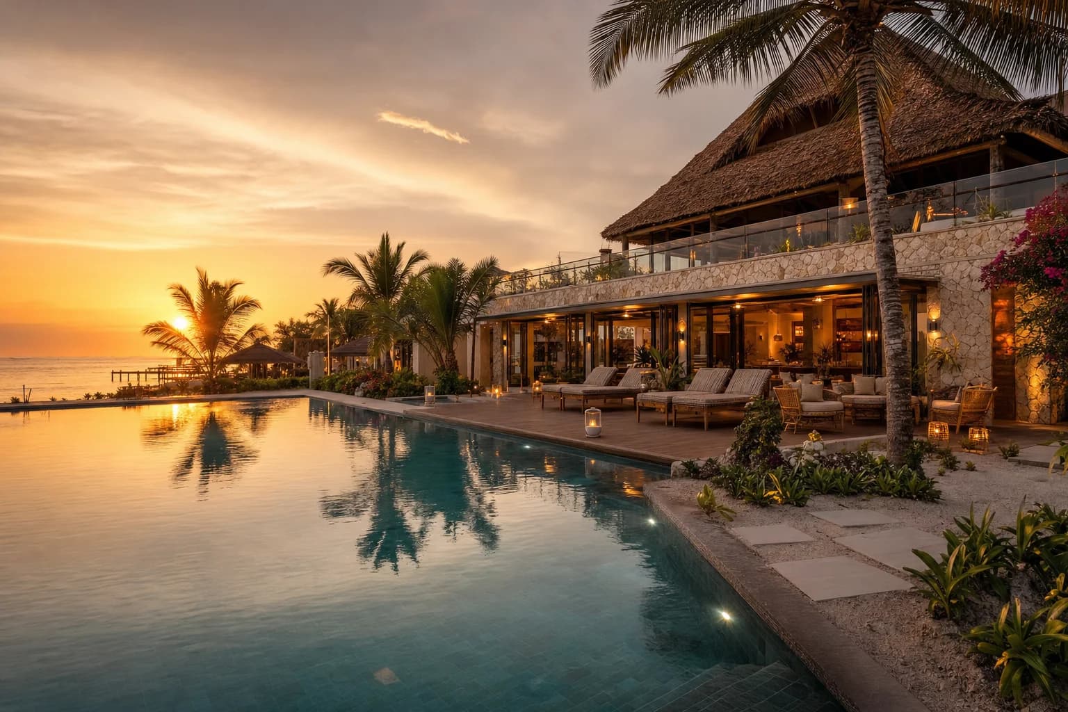 Boutique Hotel — Pool & Landscaping