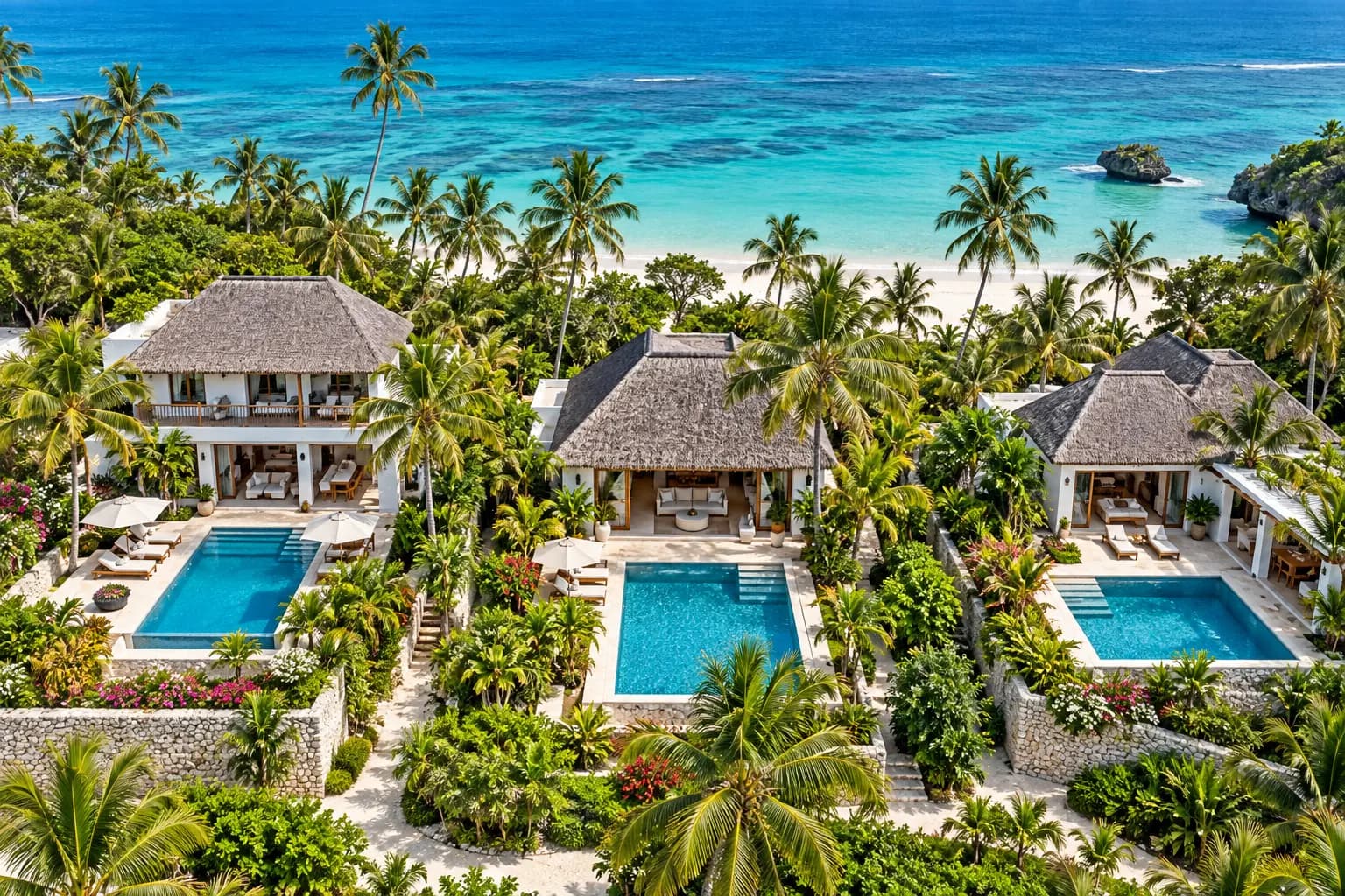 Architectural design and BIM coordination in Zanzibar Without Living on the Island