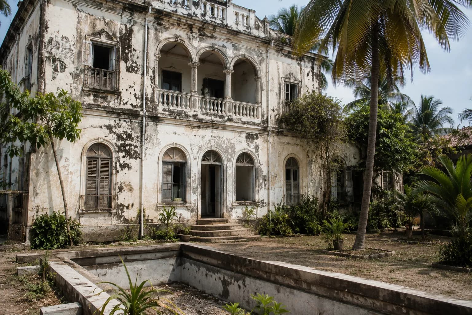 4-Bedroom Ocean-Front Villa — Before