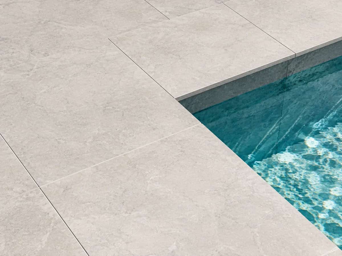 Porcelain pool finish